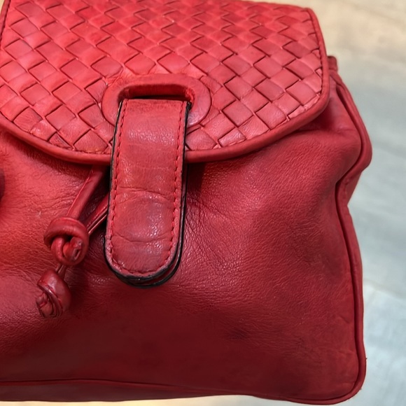 BOTTEGA VENETA RED BACKPACK - Picture 17 of 17